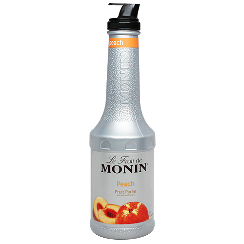 Monin Peach Fruit Puree - Bottle (1L)