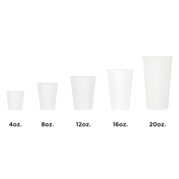 Compostable 4 oz Espresso Cups - Karat Earth 4oz Eco-Friendly Paper Hot  Cups - White (62mm) - 1,000 ct