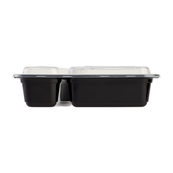 Hefty Food Storage Containers w/ Lid (28 oz., 30 ct.) black plastic