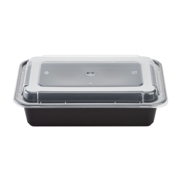 Contenedor de alimentos rectangular de 38 oz (1140 ml) - Caja de