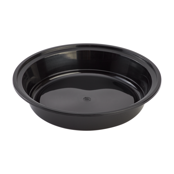 SafePro NB48B, 48 Oz Black Round Microwavable Noodle Bowl with Lid
