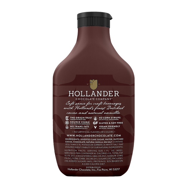 Hollander Sweet Ground Dutched Chocolate Sauce  ingredient list