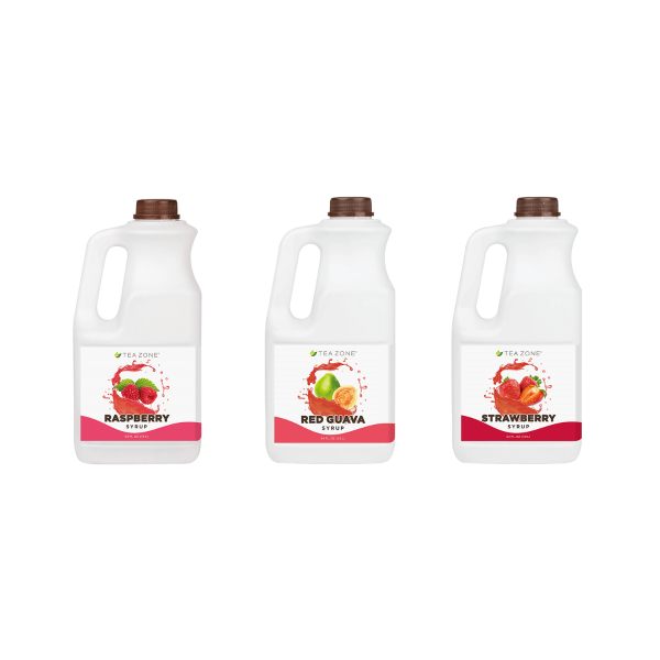 Tea Zone Raspberry Syrup - Bottle (64oz) – LollicupStore