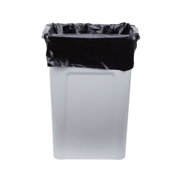 40-45 Gallon Trash Bags, 1.5Mil, Black Heavy Duty Garbage Can