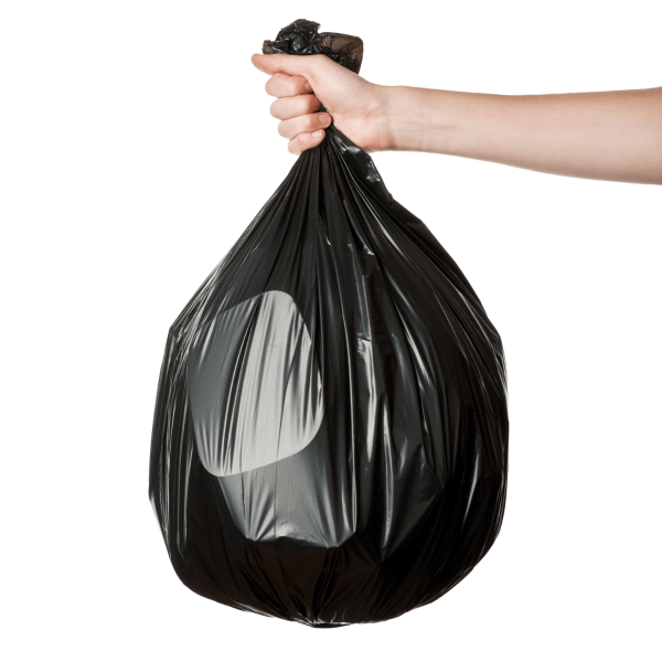 100pcs 1.2 Gallon Garbage Bags Biodegradable Ecological Trash Bags