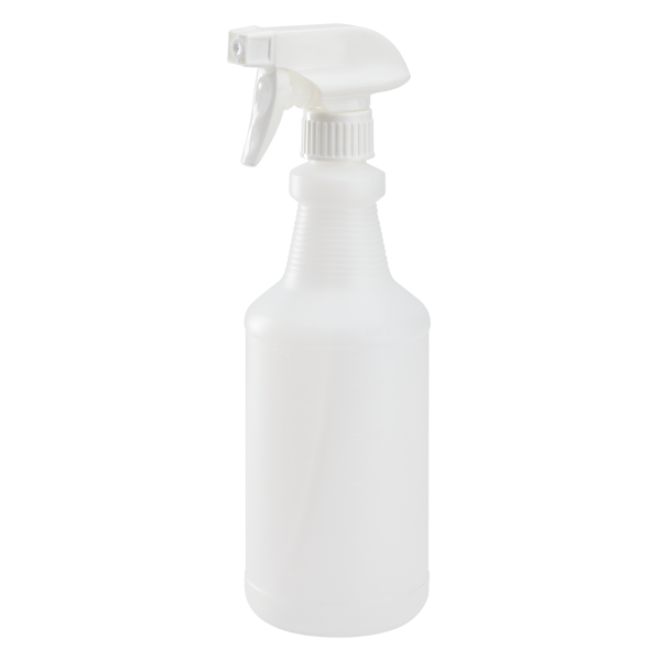 White 24 oz Spray Bottlle
