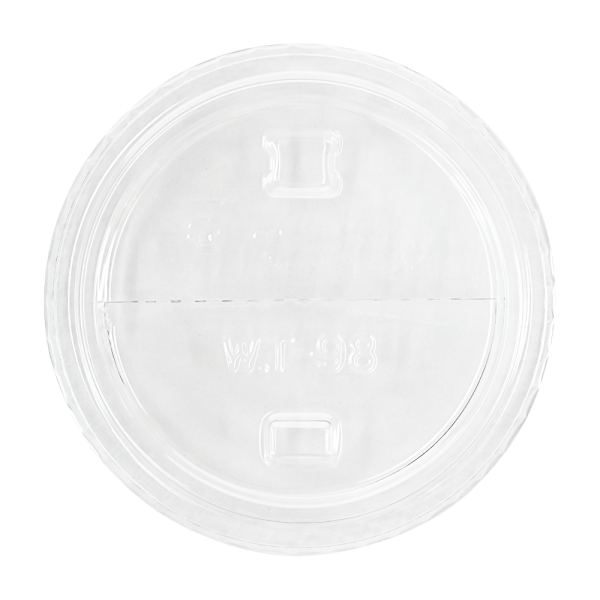 Clear Karat 98mm PET Plastic Dome Lids