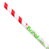 Red & White Karat Earth 10.25" Giant Paper Spiral Straw (7mm) Paper Wrapped