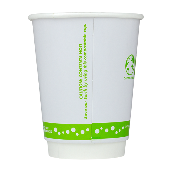 Karat Earth 12oz Eco-Friendly Insulated Paper Hot Cups (90mm), Generic Print- 500 pcs