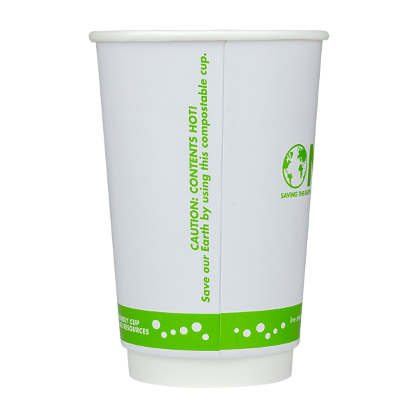 Karat Earth 16oz Eco-Friendly Insulated Paper Hot Cups (90 mm), Generi