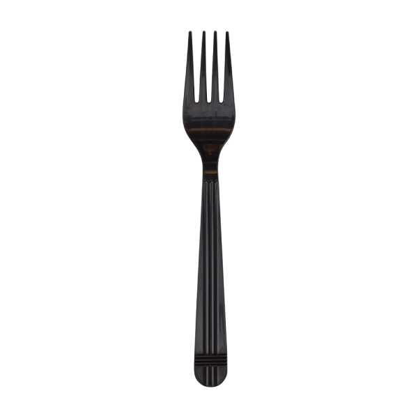Karat PP Plastic Premium Extra Heavy Weight Forks, Black - 1,000 pcs