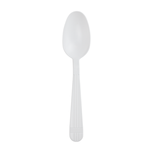 [1,000 ct] PP Plastic Premium Extra Heavy Weight Tea Spoons, White ...