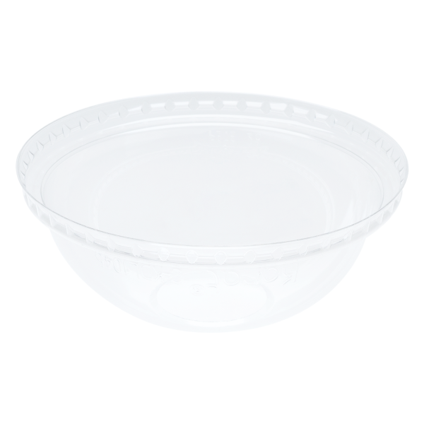 Yocup Company: Karat 24/32 oz Clear Plastic Low Dome Lid With No