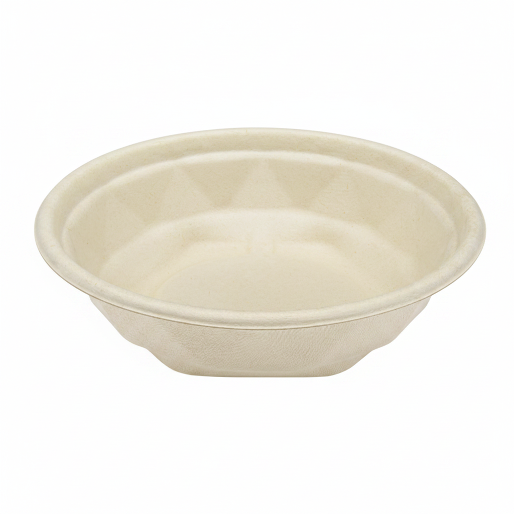 Karat Earth 16oz Natural Bagasse Take Out Bowl, Round - 500 pcs
