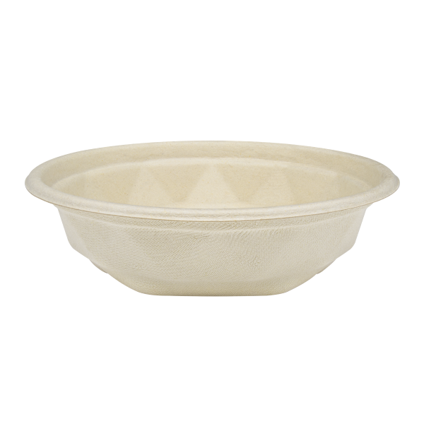 Karat Earth 16oz Natural Bagasse Take Out Bowl, Round - 500 pcs