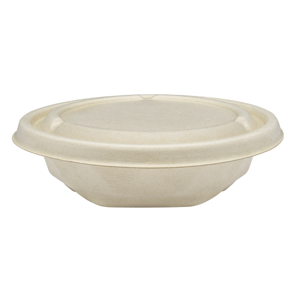Karat Earth 16oz Natural Bagasse Take Out Bowl, Round - 500 pcs