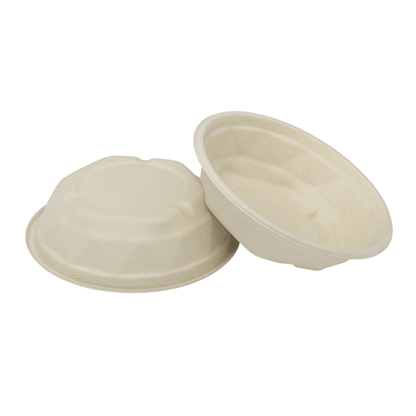 Karat Earth 16oz Natural Bagasse Take Out Bowl, Round - 500 pcs