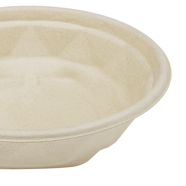 Karat Earth 16oz Natural Bagasse Take Out Bowl, Round - 500 pcs