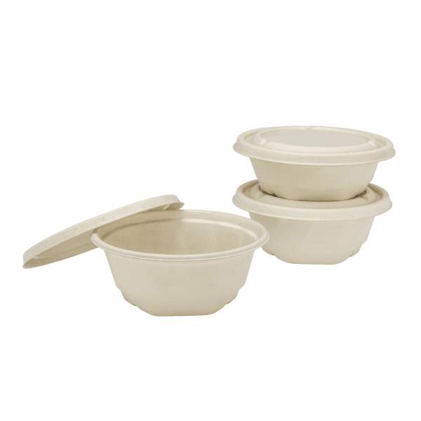 Karat Earth 16oz Natural Bagasse Take Out Bowl, Round - 500 pcs