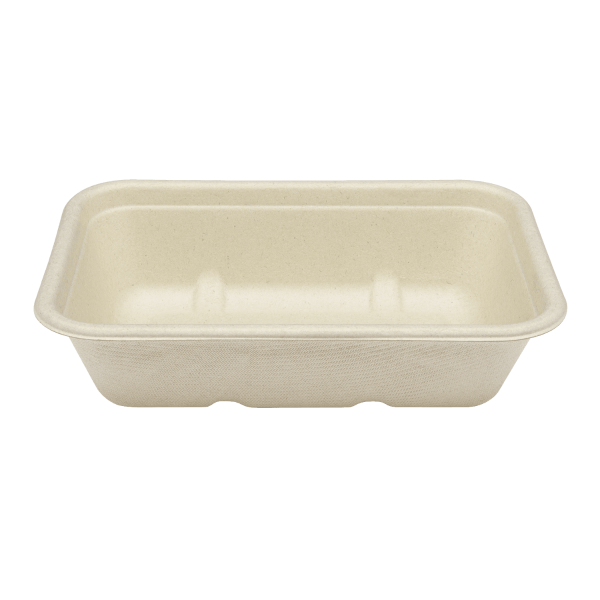 Karat Earth 16oz Natural Bagasse Take Out Container, Rectangular - 500 pcs