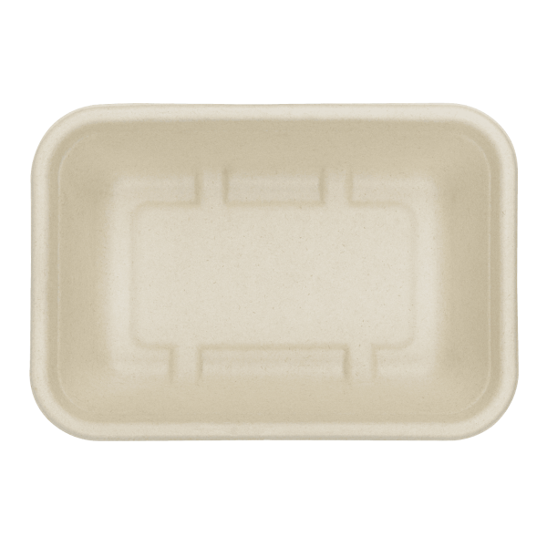 Karat Earth 16oz Natural Bagasse Take Out Container, Rectangular - 500 pcs