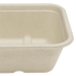 Karat Earth 20oz Natural Bagasse Take Out Container, Rectangular - 500 pcs