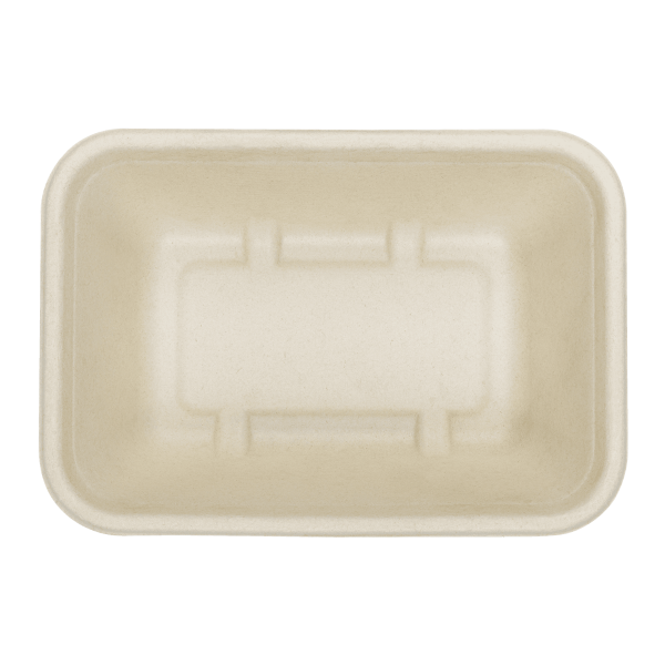 Karat Earth 24oz Natural Bagasse Take Out Container, Rectangular - 500 pcs