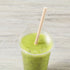 Kraft Karat Earth 10.25" Giant Paper Straw Paper Wrapped in green smoothie