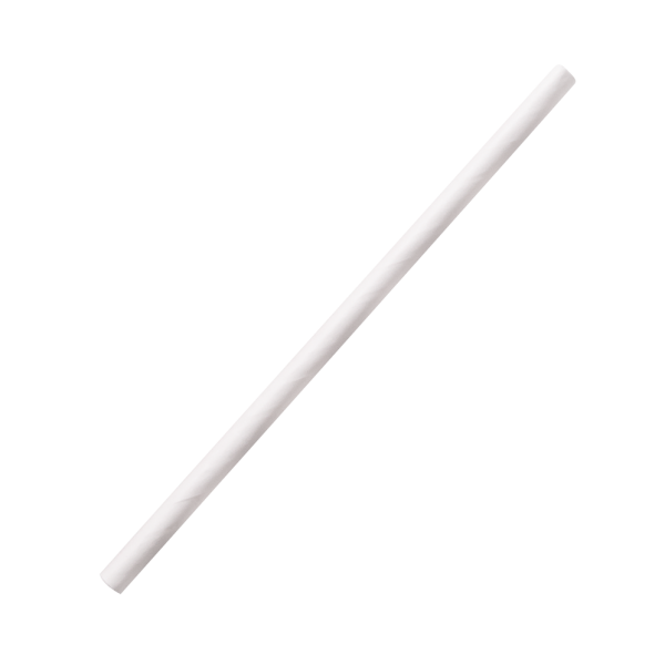 Karat Earth 5.25" Stir Paper Straw (5mm) Unwrapped - 5,000 pcs