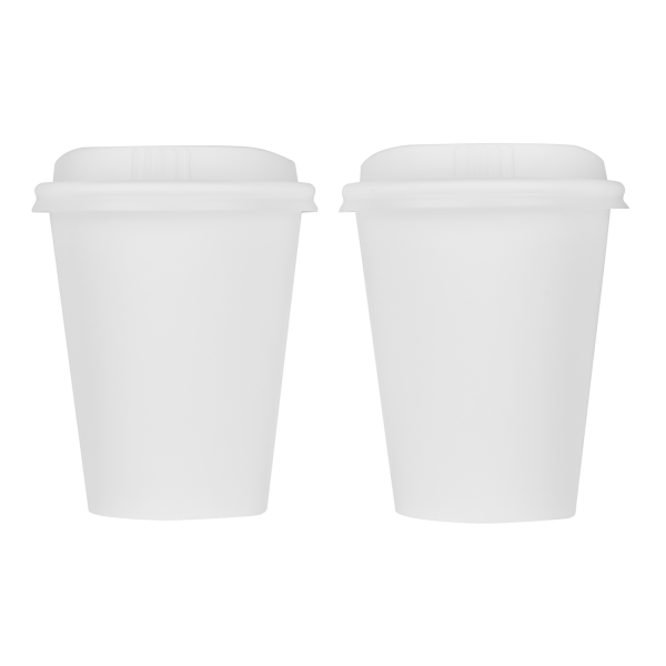 Compostable 8 oz Coffee Cups - Karat Earth 8oz Eco-Friendly Paper Hot Cups  - White (80mm) - 1,000 ct, Coffee Shop Supplies, Carry Out Containers