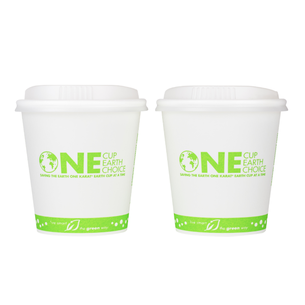 Generic Print Karat Earth 10oz Eco-Friendly Paper Hot Cups (90mm)