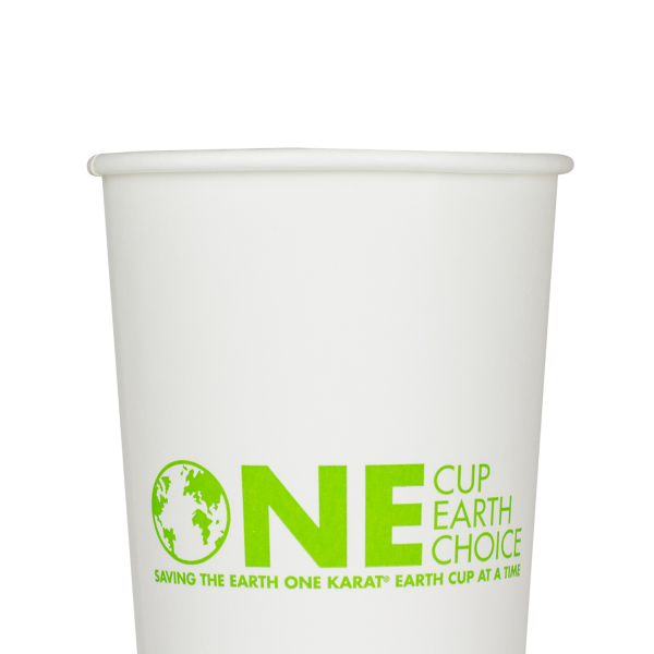 Karat Earth 20oz Eco-Friendly Paper Hot Cups (90mm), Generic Print - 600 pcs