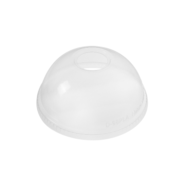 Karat Earth 12-24oz PLA Eco-Friendly Dome Lids (98mm) - 1,000 pcs