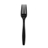 Karat Earth Heavy Weight Bio-Based Forks, Black - 1,000 pcs