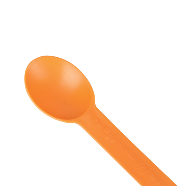 Karat Earth Heavy Weight Bio-Based Spoons, Tangerine Orange - 1,000 pcs