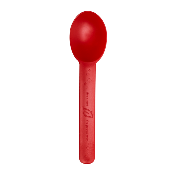 Karat Earth Heavy Weight Spoons, Red - 1,000 pcs