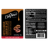 Coffee Liqueur Syrup labels and nutrition facts