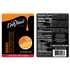 Orange syrup labels and nutrition facts