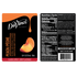 Peach syrup label and nutrition facts