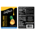 Sugar Free Pineapple Syrup labels and nutrition facts