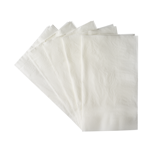Case of Paper - 14 x 16 - Disposable - 2 Ply - White - Dinner Napkins | 3000 Ct. 3 Cases