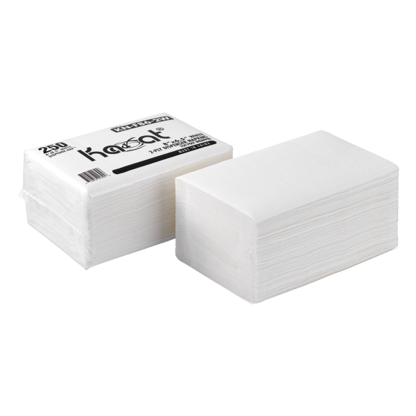Karat 8"x6.5" Interfold Dispense Napkins, White - 6,000 pcs