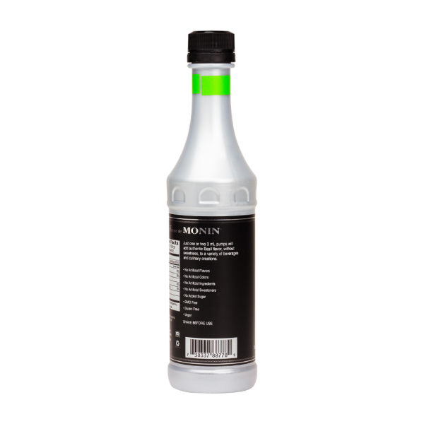 Monin Basil Flavoring Concentrate - Bottle (375mL)
