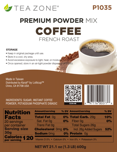 Tea Zone Iced Coffee Mix - Bag (1.1 lbs)