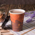 Tea Zone Lavender Milk Tea Powder mixed into hot drink