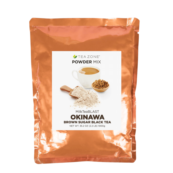 Tea Zone MilkTeaBLAST Okinawa Brown Sugar Powder - Bag (2.2 lbs)
