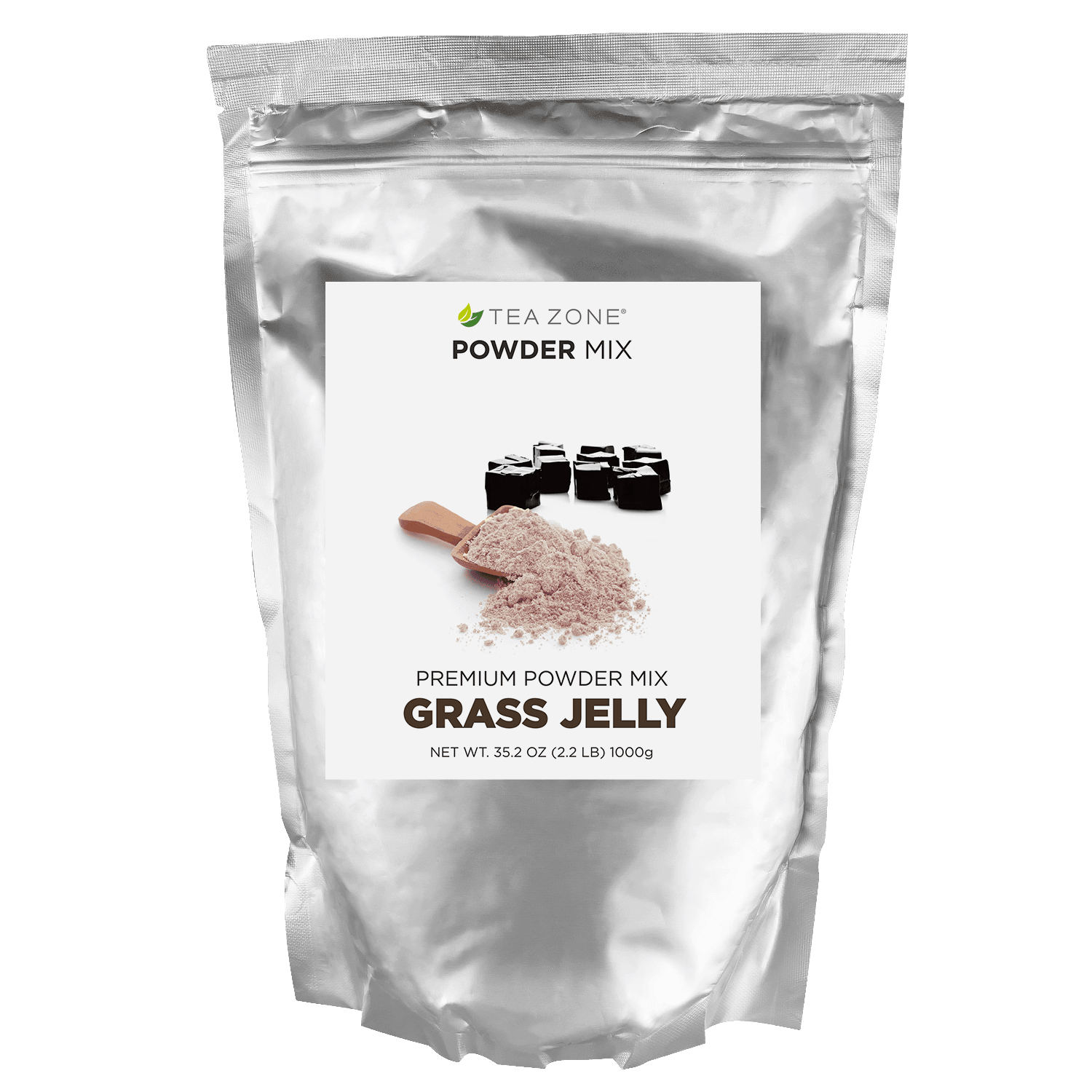 Tea Zone Grass Jelly Powder - Bag (2.2 lbs)