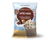 Frozen Toffee Mocha powdered mix in container with frozen drink image on container