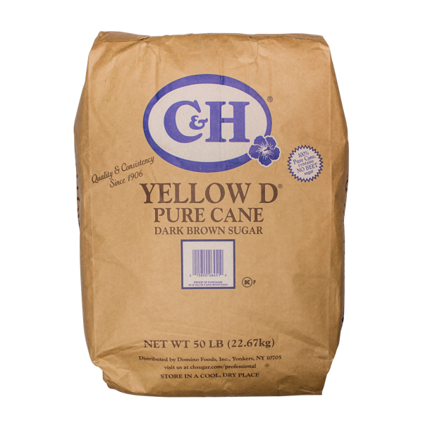 50 lb bag of Yellow D Pure Can Dark Brown Sugar