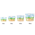 Safari Print Karat Food Containers in multiple sizes